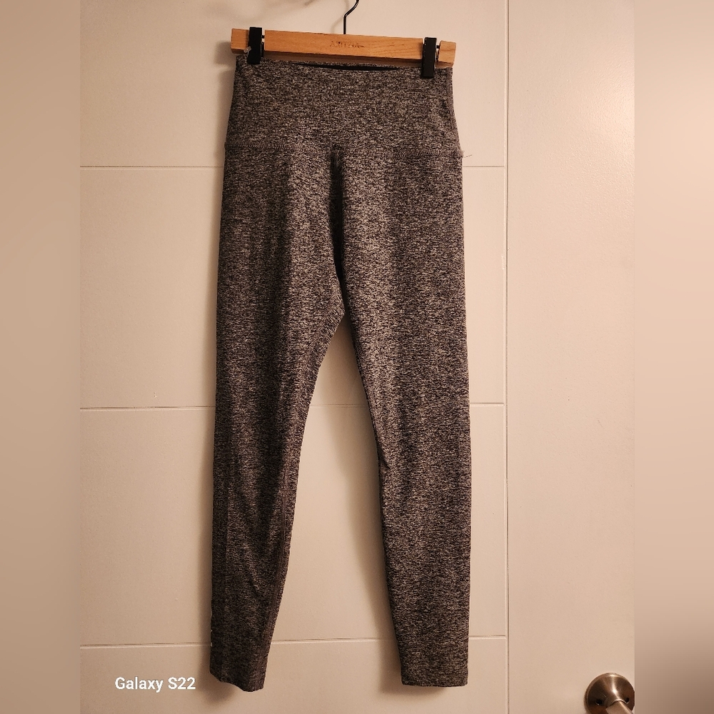 Peloton Gray High-Waisted Leggings